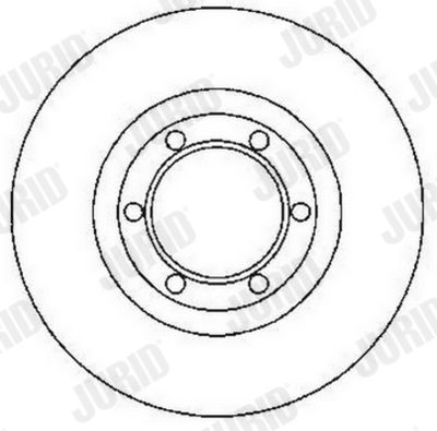 561765J JURID Тормозной диск