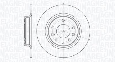 361302040718 MAGNETI MARELLI Тормозной диск