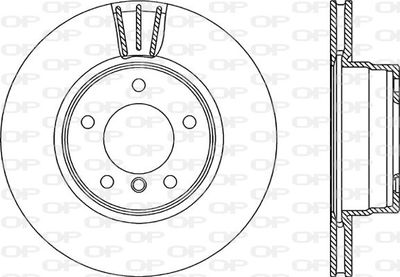 BDR219720 OPEN PARTS Тормозной диск