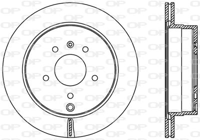 BDR241620 OPEN PARTS Тормозной диск