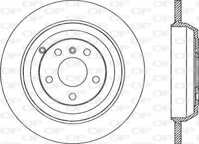 BDR229610 OPEN PARTS Тормозной диск