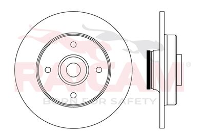 RD01551 RAICAM Тормозной диск