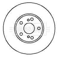BBD4169 BORG & BECK Тормозной диск