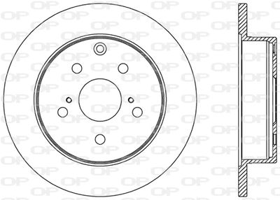 BDR242210 OPEN PARTS Тормозной диск