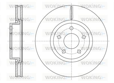 D6156210 WOKING Тормозной диск