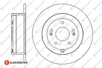 1667855580 EUROREPAR Тормозной диск