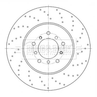 BBD6076S BORG & BECK Тормозной диск
