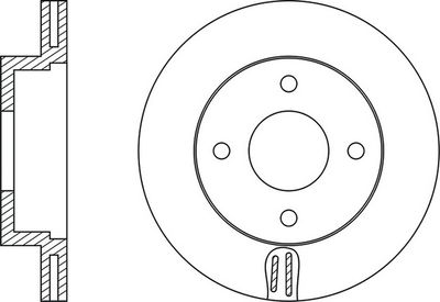 FR0152V FIT Тормозной диск