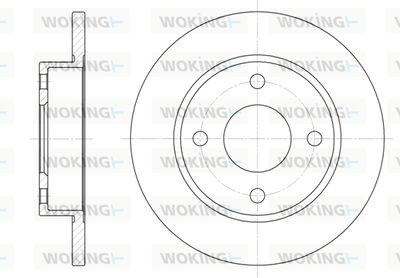 D642700 WOKING Тормозной диск