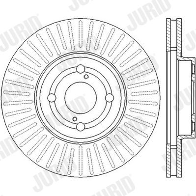 562435J JURID Тормозной диск