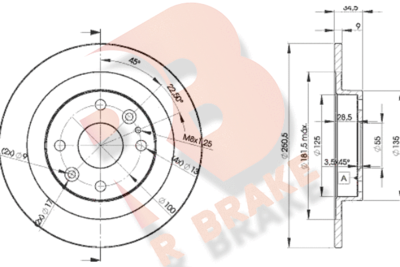 78RBD23257 R BRAKE Тормозной диск