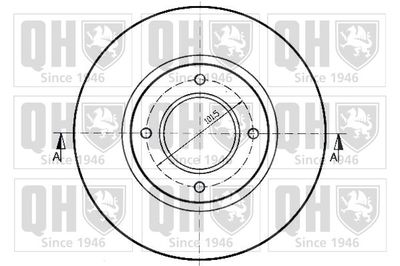 BDC3576 QUINTON HAZELL Тормозной диск