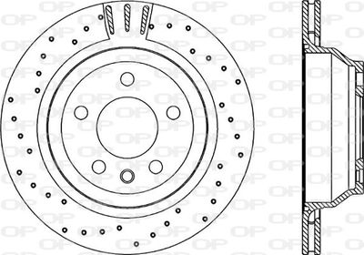 BDRS222025 OPEN PARTS Тормозной диск