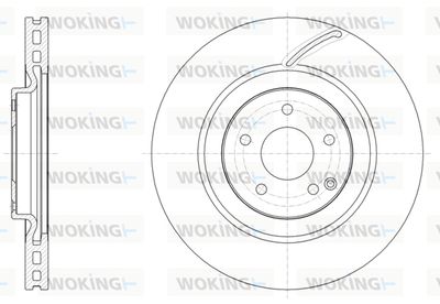 D6152610 WOKING Тормозной диск