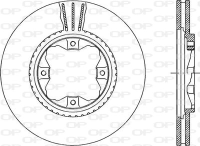 BDR122020 OPEN PARTS Тормозной диск