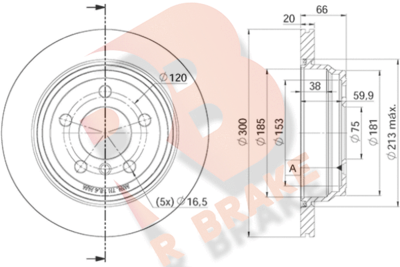 78RBD23418 R BRAKE Тормозной диск