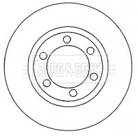 BBD4618 BORG & BECK Тормозной диск