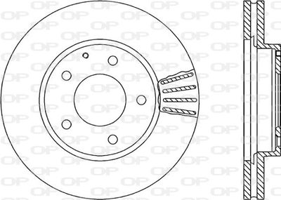 BDR177620 OPEN PARTS Тормозной диск