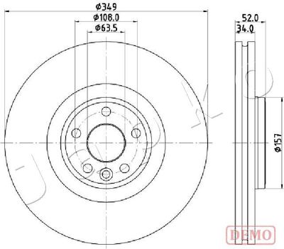 60L17C JAPKO Тормозной диск