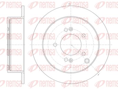 675600 REMSA Тормозной диск