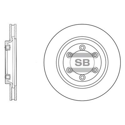SD3015 Hi-Q Тормозной диск