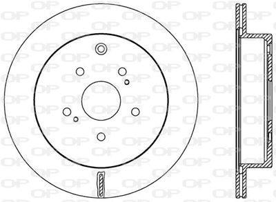 BDA256820 OPEN PARTS Тормозной диск