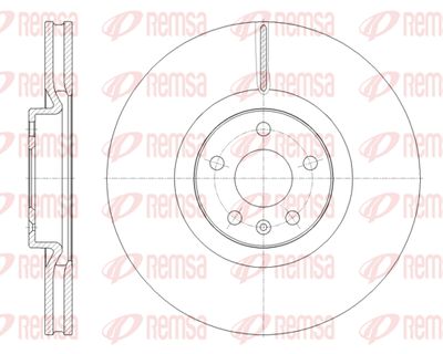 6179710 REMSA Тормозной диск