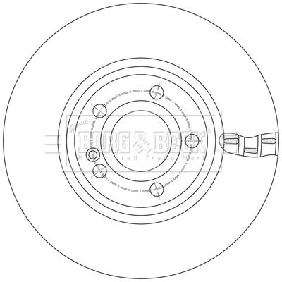 BBD5616 BORG & BECK Тормозной диск