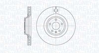 361302040416 MAGNETI MARELLI Тормозной диск