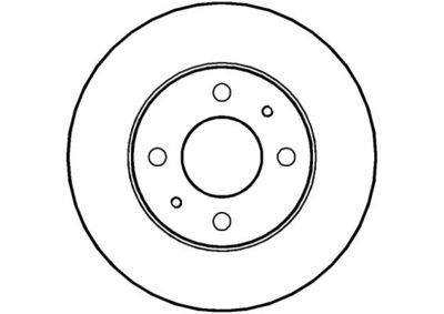 NBD141 NATIONAL Тормозной диск