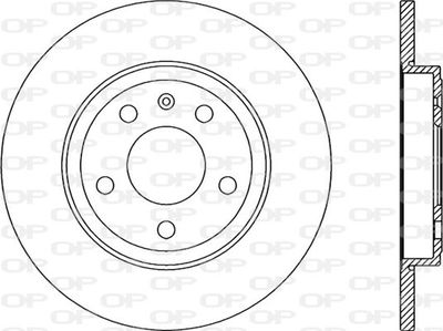 BDR226110 OPEN PARTS Тормозной диск