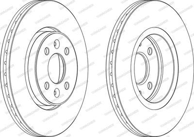 WGR11241 WAGNER Тормозной диск