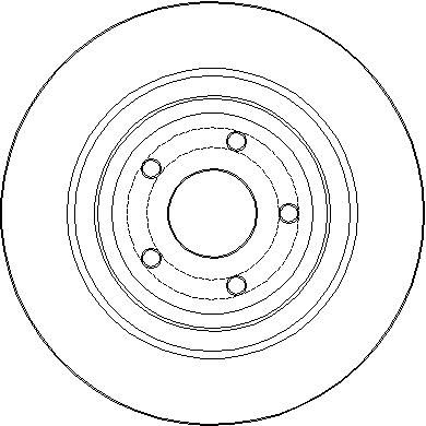NBD1958 NATIONAL Тормозной диск