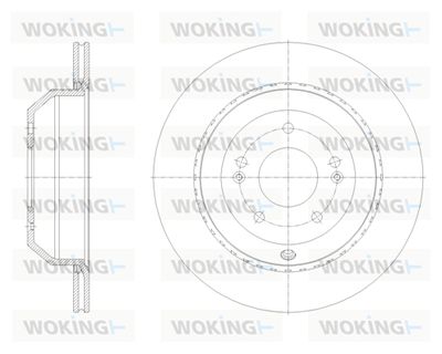 D6212310 WOKING Тормозной диск