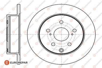 1622809380 EUROREPAR Тормозной диск