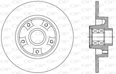 BDA251330 OPEN PARTS Тормозной диск