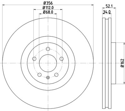 MDC2348 MINTEX Тормозной диск