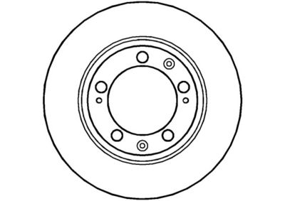 NBD431 NATIONAL Тормозной диск
