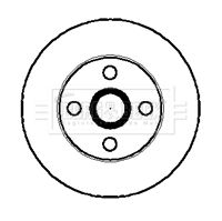 BBD4013 BORG & BECK Тормозной диск