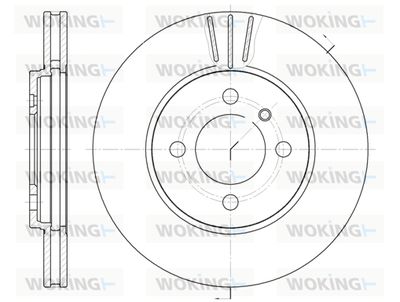 D606210 WOKING Тормозной диск