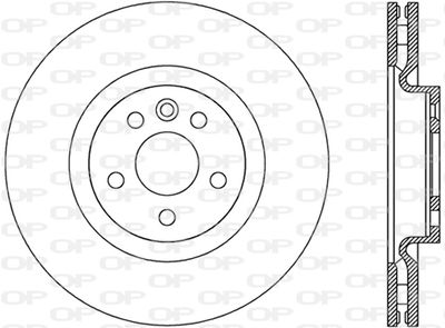 BDR282820 OPEN PARTS Тормозной диск