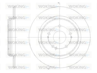 D6251900 WOKING Тормозной диск