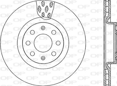 BDR225920 OPEN PARTS Тормозной диск