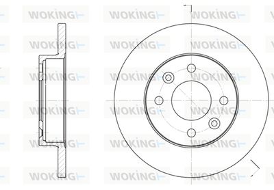 D606700 WOKING Тормозной диск