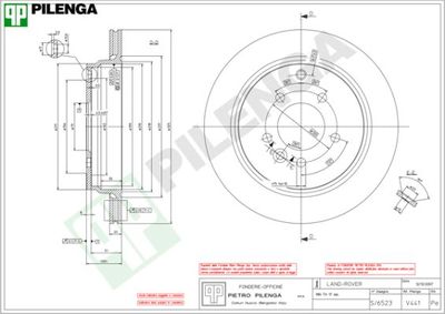 V441 PILENGA Тормозной диск