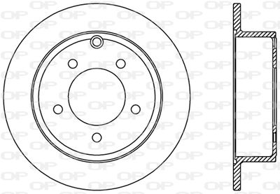 BDR237010 OPEN PARTS Тормозной диск