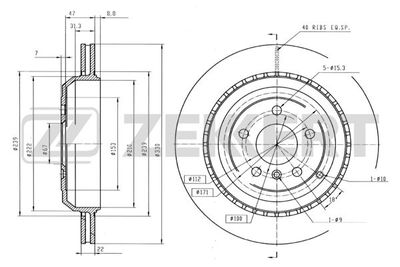 BS5770 ZEKKERT Тормозной диск