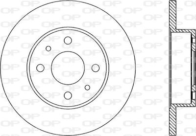 BDA122910 OPEN PARTS Тормозной диск