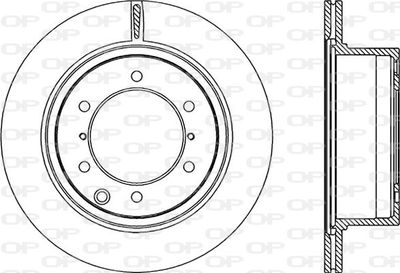 BDR221120 OPEN PARTS Тормозной диск