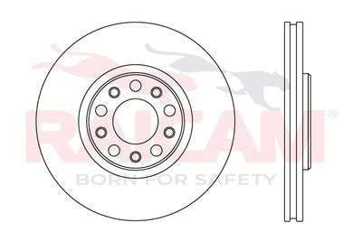 RD01534 RAICAM Тормозной диск